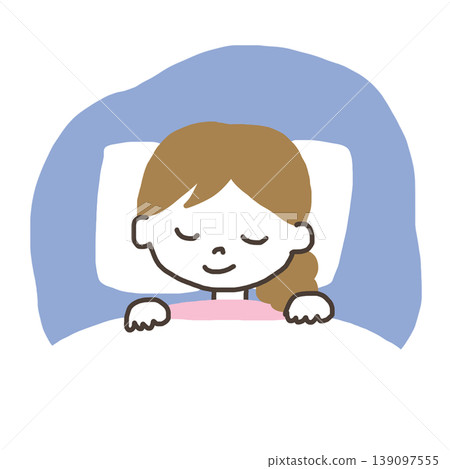 Women sleeping in futon Women sleeping in futon 139097555