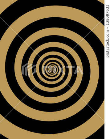 Counterfeit gold and a black clockwise swirl background Counterfeit gold and a black clockwise swirl background 139097633