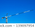construction crane on a blue sky background 139097954