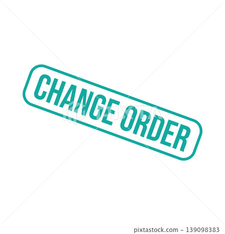 Change Order Letter Rubber Stamp Template Design Change Order Letter Rubber Stamp Template Design 139098383