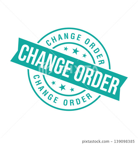 Change Order Letter Rubber Stamp Template Design Change Order Letter Rubber Stamp Template Design 139098385
