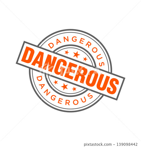 Dangerous Letter Rubber Stamp Template Design Dangerous Letter Rubber Stamp Template Design 139098442