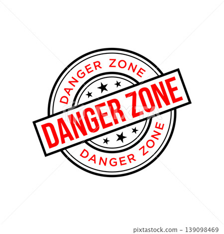 Danger Zone Letter Rubber Stamp Template Design Danger Zone Letter Rubber Stamp Template Design 139098469