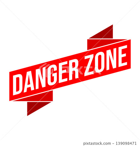 Danger Zone Letter Rubber Stamp Template Design 139098471