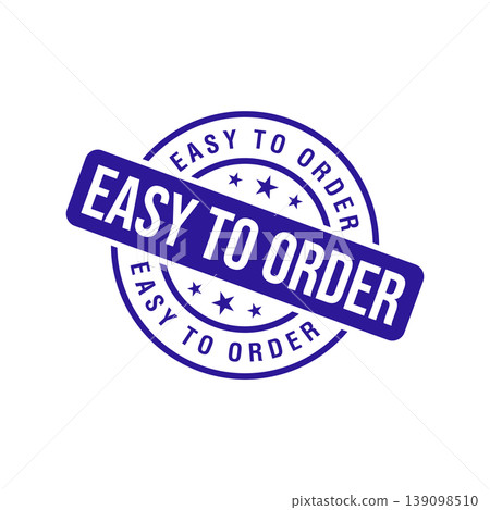Easy to Order Letter Rubber Stamp Template Design 139098510
