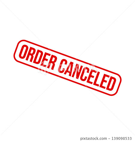 Order Canceled Letter Rubber Stamp Template Design Order Canceled Letter Rubber Stamp Template Design 139098533