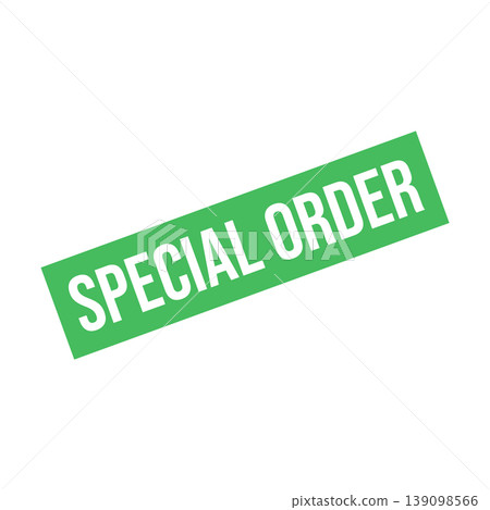 Special Order Letter Rubber Stamp Template Design Special Order Letter Rubber Stamp Template Design 139098566