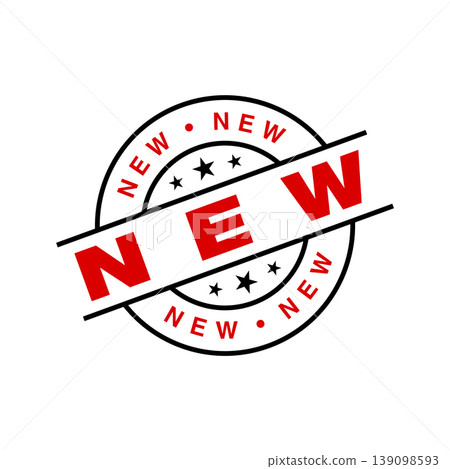 New Letter Rubber Stamp Template Design New Letter Rubber Stamp Template Design 139098593