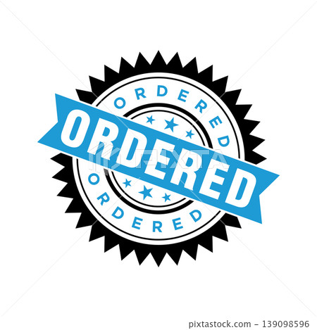 Ordered Letter Rubber Stamp Template Design Ordered Letter Rubber Stamp Template Design 139098596