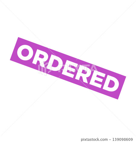 Ordered Letter Rubber Stamp Template Design Ordered Letter Rubber Stamp Template Design 139098609
