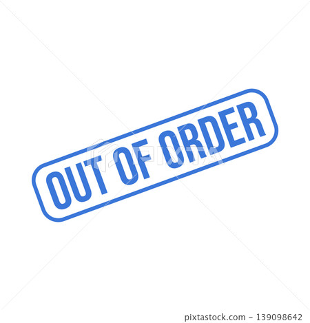Out of Order Letter Rubber Stamp Template Design Out of Order Letter Rubber Stamp Template Design 139098642