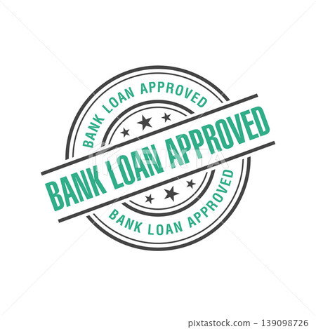 Bank Loan Approved Letter Rubber Stamp Template Bank Loan Approved Letter Rubber Stamp Template 139098726