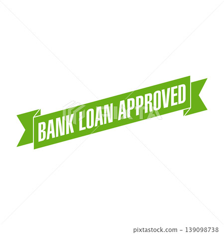 Bank Loan Approved Letter Rubber Stamp Template 139098738