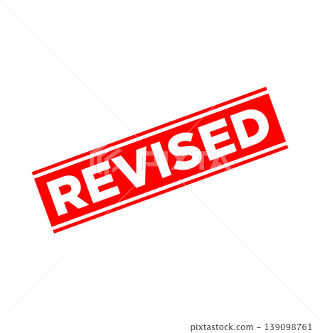 Revised Letter Rubber Stamp Template Revised Letter Rubber Stamp Template 139098761