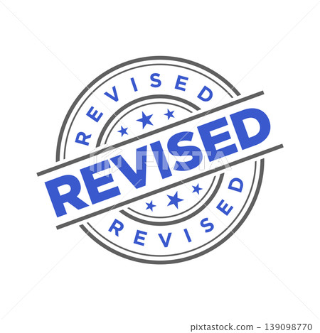 Revised Letter Rubber Stamp Template Revised Letter Rubber Stamp Template 139098770