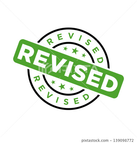 Revised Letter Rubber Stamp Template Revised Letter Rubber Stamp Template 139098772