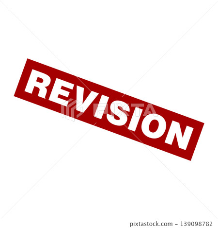 Revision Letter Rubber Stamp Template Design 139098782
