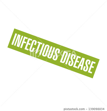 Infectious Disease Letter Rubber Stamp Vector Design Template 139098834