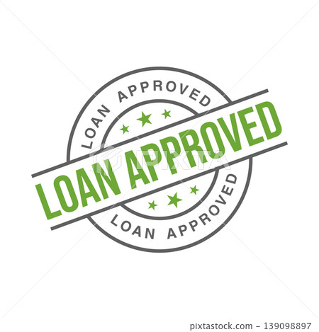Loan Approved Letter Rubber Stamp Template Loan Approved Letter Rubber Stamp Template 139098897