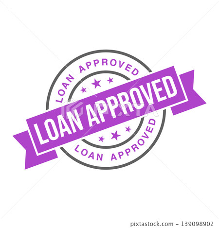 Loan Approved Letter Rubber Stamp Template Loan Approved Letter Rubber Stamp Template 139098902