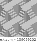 Seamless pattern with stairs making an optical illusion. 139099202