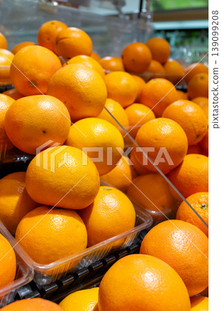 A close-up of a fresh orange rich in vitamins. A close-up of a fresh orange rich in vitamins. 139099208