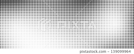 Gradient dot pattern with comic noise effect overlay, perfect for vintage manga backgrounds, posters, and retro graphic design projects with gritty bitmap texture. Gradient dot pattern with comic noise effect overlay, perfect for vintage manga backgrounds, posters, and retro graphic design projects with gritty bitmap texture. 139099964