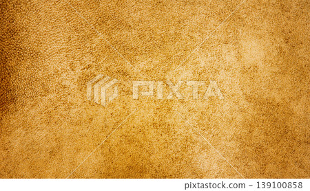 Suede texture of yellow retro color as a background macro photo. 139100858