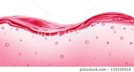 Translucent water wave with air bubbles Translucent water wave with air bubbles 139100916