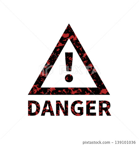 Faded Stamp | DANGER (Mark) (Black/Red) Faded Stamp | DANGER (Mark) (Black/Red) 139101036