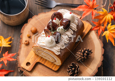 Mont Blanc roll cake 139101112