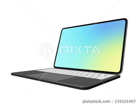 Gradient on laptop screen Gradient on laptop screen 139101407