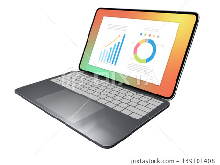 在筆記型電腦上進行數據分析 在筆記型電腦上進行數據分析 139101408