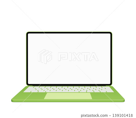 Green laptop Green laptop 139101418