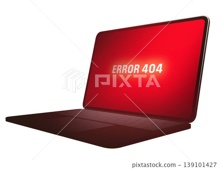 我的筆記型電腦螢幕上顯示錯誤代碼 404。 139101427