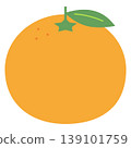 Simple mandarin orange frame 139101759