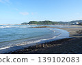 宮崎縣青島平靜的海浪和廣闊的藍天 139102083