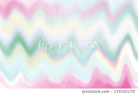 An abstract watercolor background featuring undulating zigzag waves in pastel colors. A refreshing and dynamic design element. 139102279