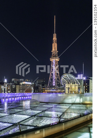 Nagoya city center, Oasis 21, Chubu Electric Power MIRAI TOWER, Nagoya City, Aichi Prefecture Nagoya city center, Oasis 21, Chubu Electric Power MIRAI TOWER, Nagoya City, Aichi Prefecture 139102354