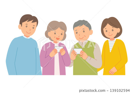 Children watch over their elderly parents as they surrender their driver's licenses. Children watch over their elderly parents as they surrender their driver's licenses. 139102594