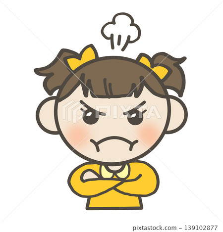 An angry girl 139102877
