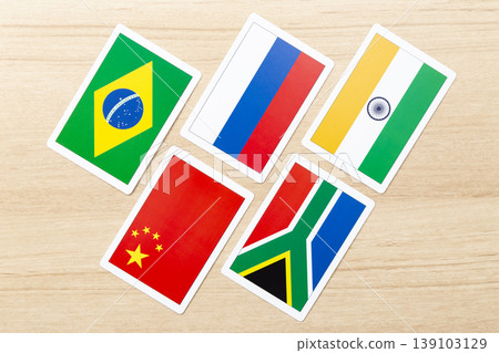 BRICs flag cards 139103129