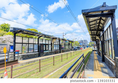 熊本城和熊本市市政廳站的春天,熊本縣熊本市 熊本城和熊本市市政廳站的春天,熊本縣熊本市 139103331