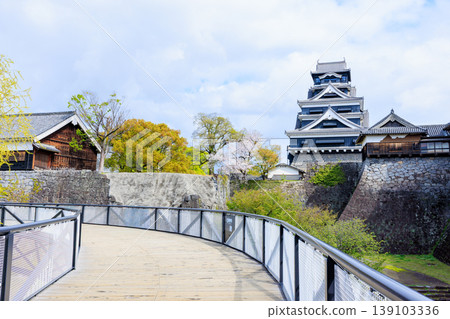 Kumamoto Castle in Spring, Kumamoto City, Kumamoto Prefecture Kumamoto Castle in Spring, Kumamoto City, Kumamoto Prefecture 139103336