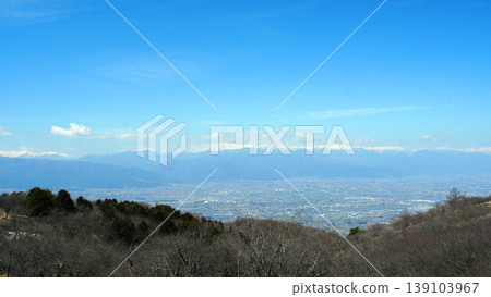 View of the Matsumoto area and the Northern Alps from Takabocchi Plateau View of the Matsumoto area and the Northern Alps from Takabocchi Plateau 139103967
