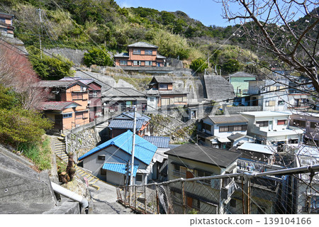 [Tsukumi City, Oita Prefecture] Scenery of Hotojima settlement 139104166
