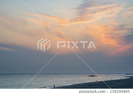 靜岡縣磐田市鮫島海灘景色 靜岡縣磐田市鮫島海灘景色 139104905