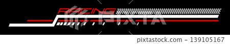 Race car, rally championship sticker or symbol. Road racing competition sticker, car race championship vector tag. Drift and drag drive stripe patch or racing motorsport decal white and red label Race car, rally championship sticker or symbol. Road racing competition sticker, car race championship vector tag. Drift and drag drive stripe patch or racing motorsport decal white and red label 139105167