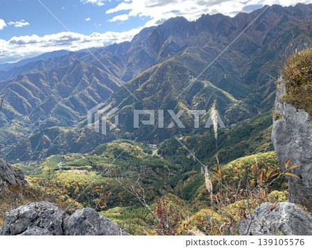 The autumn foliage is at its peak on the South Ridge and Kitano-mata Peak. 139105576