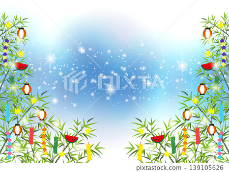 Tanabata background, Milky Way, bright, horizontal Tanabata background, Milky Way, bright, horizontal 139105626